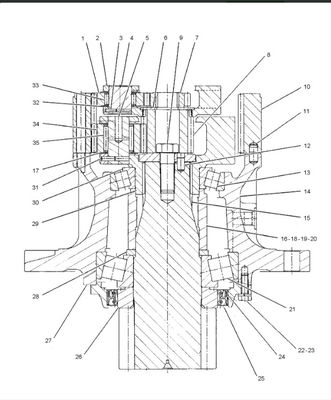 333-3015 369-9604 199-4602 de Kat van Graafwerktuigswing gearbox fit E318DL E315DL E318D2 L E315C